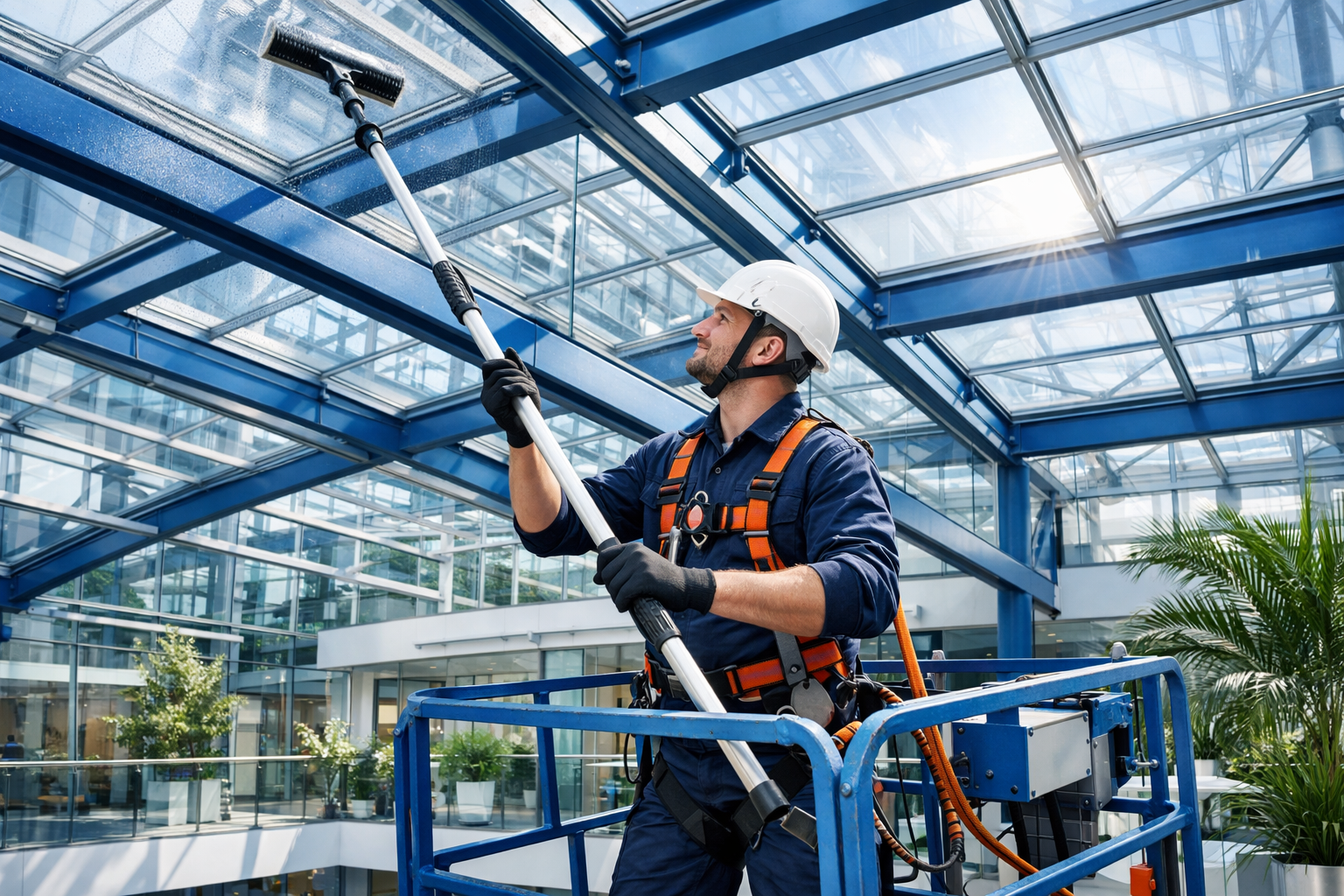 Professionelle Glasreinigung durch acko in Heilbronn