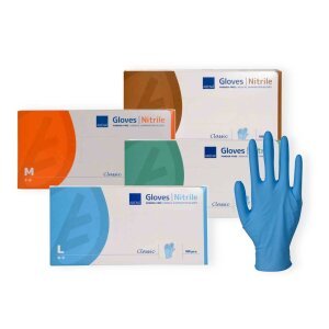 Nitril-Handschuhe Classic, blau, Gr. L